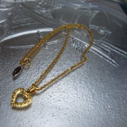 画像9: 【marie claire PARIS 】(マリ・クレール パリス) ハートモチーフ ブラスペンダント（ネックレス）