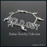 【イタリア製】可愛いドルフィンモチーフシルバー925ブレスレット【ラッピング無料】