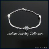 【イタリアVIOR社製】【SILVER925】キュービックジルコニア シルバー925ブレスレット