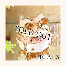 画像1: 【宝石箱革命☆】【PICALS ピカルス】光る宝石箱☆リボンベル　ジュエリーボックス ☆暗闇で柔らかく輝きます☆