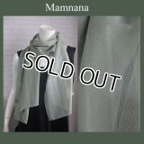 【Mamnana】日本製 上質感漂う シルクストール