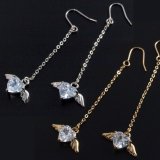 「聖なる天使のアクセ」ゴールド＆シルバーエンジェル ピアス