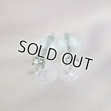 【日本製】【送料無料】☆Pt900☆天然ダイヤモンドのシンプルティファニー爪ピアス【鑑別カード付き】 ☆ギフト,プレゼント