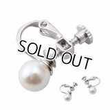 【パーティ・フォーマルシーンに！】パールイヤリング ☆上品な顔周りを演出♪（冠婚葬祭 卒業式 入学式 結婚式）