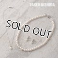 （母の日ギフト推奨品)【日本製】【TAKEO NISHIDA タケオニシダ】パールネックレス3点セット