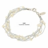 （ギフト推奨品)【花井幸子 YUKIKO HANAI】コットン&パールブレスレット ☆母の日 誕生日　