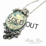 【Roberta Viviani】ロベルタヴィヴィアーニ　アンティーク仕上げカメオ風ネックレス☆NO.010