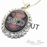 【Roberta Viviani】ロベルタヴィヴィアーニ　アンティーク仕上げカメオ風ネックレス☆NO.011