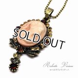 【Roberta Viviani】ロベルタヴィヴィアーニ　アンティーク仕上げカメオ風ネックレス☆NO.014