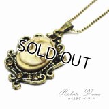 【Roberta Viviani】ロベルタヴィヴィアーニ　アンティーク仕上げカメオ風ネックレス☆NO.015