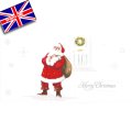 イギリス直輸入クリスマスカード(message: ...and a happy New Year)