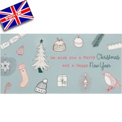 画像1: イギリス直輸入クリスマスカード(message:Have a great time!)