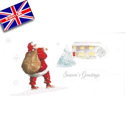 画像1: イギリス直輸入クリスマスカード(message: ...and a happy New Year)