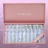 プライベートレーベルカトラリーセット★コーヒースプーン＆ヒメフォーク10本セット