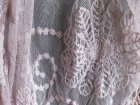他の写真3: 【薄手ストール】ナチュラル＆フェミニン♪透ける綿刺繍チュールレースロングスカーフ ストール ２色