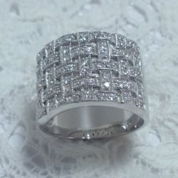 画像3: 【イタリア製】【SILVER925】デザインアクセサリー◆CZリング＊White Collection＊ＣＪ