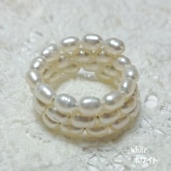 画像4: 小さな真珠を連ねたキュートなリング♪ 【本真珠】淡水真珠 パールリング 3.0-3.5mm BC　＜品質保証書付＞