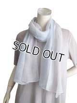 【薄手ストール】優しい色合いが素敵♪シルク・コットン素材グラデーションストール（紫外線対策 UV対策 日除け 冷房対策）