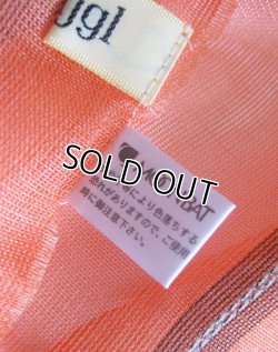 画像5: 【薄手ストール】 【日本製】 シルク100％ロングストール オレンジ（紫外線対策 UV対策 日除け 冷房対策）