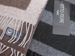 画像7: 【秋冬ストール】FITTO FIORE フランス製 男女兼用マフラー/ストール/スカーフ 2色