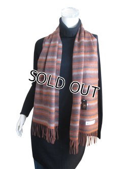 画像4: 【秋冬マフラー】男女兼用☆カシミヤ ウール格子柄マフラー 2色