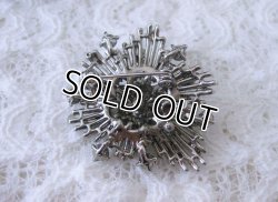 画像4: 【ギフトラッピング付】日本製 アンティークシルバー ラインストーン メタルブローチ 雪の結晶 ケース（クリスマス お祝 ギフト プレゼント）