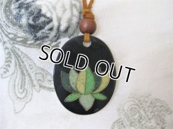 画像6: 【革紐ネックレス】エスニック革紐ロングペンダント・ネックレス 2色展開