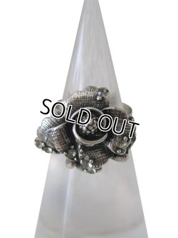 画像3: 【2色展開】【フリーサイズ】 ラインストーン ローズリング （ピンク/クリア）