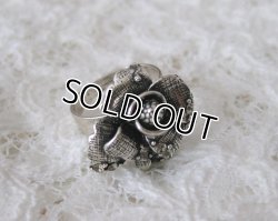 画像8: 【2色展開】【フリーサイズ】 ラインストーン ローズリング （ピンク/クリア）