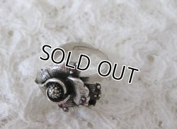 画像7: 【2色展開】【フリーサイズ】 ラインストーン ローズリング （ピンク/クリア）