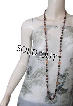 画像6: 【送料込】【Made in Italy】<Maria Rossi マリア・ロッシィ>イタリア製ハンドメイド ガラスビーズとパールのロングネックレス