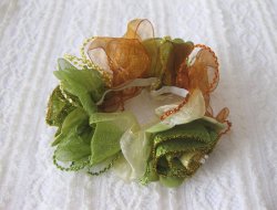 画像6: 【送料無料】フラワー&リボンの華やかシュシュ (ヘアアクセサリー ヘアゴム)