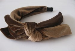 画像9: 【送料無料】全面ベロア素材♪大きめリボンデザインの上質カチューシャ (ヘアアクセサリー)
