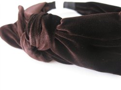 画像8: 【送料無料】全面ベロア素材♪大きめリボンデザインの上質カチューシャ (ヘアアクセサリー)