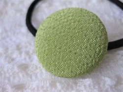 画像3: 【送料無料】和風アクセサリー ちりめん素材ヘアゴム 2色(ヘアアクセサリー  ヘアポニー 髪飾り)