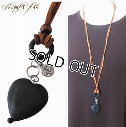 画像6: 【送料無料】【レザーネックレス】◆flower storm◆ ウッド素材とメッセージチャームのレザーネックレス （革紐ロングネックレス メンズ/レディース）