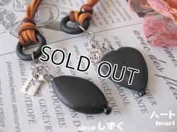 画像3: 【送料無料】【レザーネックレス】◆flower storm◆ ウッド素材とメッセージチャームのレザーネックレス （革紐ロングネックレス メンズ/レディース）