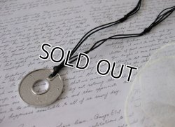 画像5: 【送料無料】クールなゼブラ柄サークルチャームのレザーネックレス(革紐ネックレス メンズ/レディース)