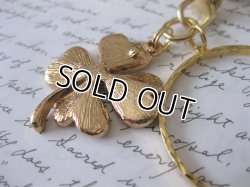 画像8: 【送料無料】【キーリング/バッグチャーム】◆flower storm◆ラインストーン使いの白い四葉のクローバー( 縁起物 ラッキーアイテム キーホルダー メンズ/レディースアクセサリー)