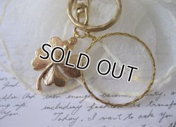 画像5: 【送料無料】【キーリング/バッグチャーム】◆flower storm◆ラインストーン使いの白い四葉のクローバー( 縁起物 ラッキーアイテム キーホルダー メンズ/レディースアクセサリー)