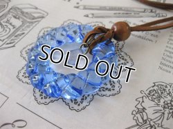 画像10: 【送料無料】【レザーネックレス】◆flower storm◆ 直径4.8cm キュートなポップカラーの大きめリングモチーフ革紐ロングネックレス 3色(レザーネックレス レディース )