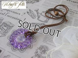 画像4: 【送料無料】【レザーネックレス】◆flower storm◆ 直径4.8cm キュートなポップカラーの大きめリングモチーフ革紐ロングネックレス 3色(レザーネックレス レディース )