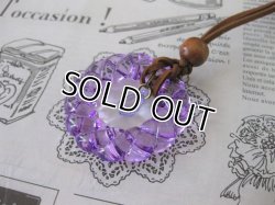 画像3: 【送料無料】【レザーネックレス】◆flower storm◆ 直径4.8cm キュートなポップカラーの大きめリングモチーフ革紐ロングネックレス 3色(レザーネックレス レディース )