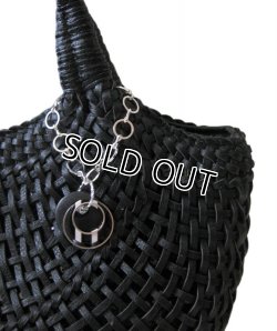 画像6: 【送料無料】【バッグチャーム】◆flower storm◆モノトーンストライプ＆シルバーリングチャームが大人クール♪（レディースアクセサリー）