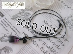 画像8: 【送料無料】【レザーネックレス】◆flower storm◆天然石大粒アメジスト＆スモーキークォーツ本牛革ロングネックレス （革紐ペンダント メンズ/レディース）