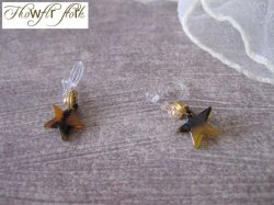 画像4: 【送料無料】【ピアス】◆flower storm◆べっ甲調ちいさな星の樹脂ノンホールピアス （アクセサリー イヤリング アレルギー対応 ）