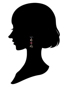 画像7: 【送料無料】【ピアス】◆flower storm◆小さな2つの鐘、木の実のようなウッドビーズ、赤いパールの樹脂フックピアス (アクセサリー アレルギー対応 クリスマス 聖夜 ベル)