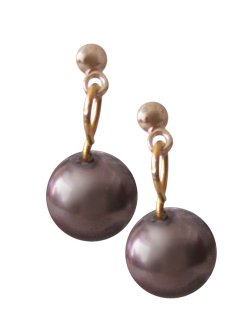 画像6: 【送料無料】【ピアス】◆flower storm◆一粒パールの上品な樹脂ノンホールピアス 3色(アクセサリー イヤリング アレルギー対応 )