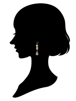 画像6: 【送料無料】【ピアス】◆flower storm◆杏色のドロップチャームとビーズが優しく輝く樹脂フックピアス (アクセサリー イヤリング アレルギー対応 )