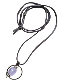 画像5: 【送料無料】【レザーネックレス】◆flower storm◆天然石大粒アメジスト＆ローズクォーツ革紐ロングネックレス （アクセサリー メンズ/レディース）